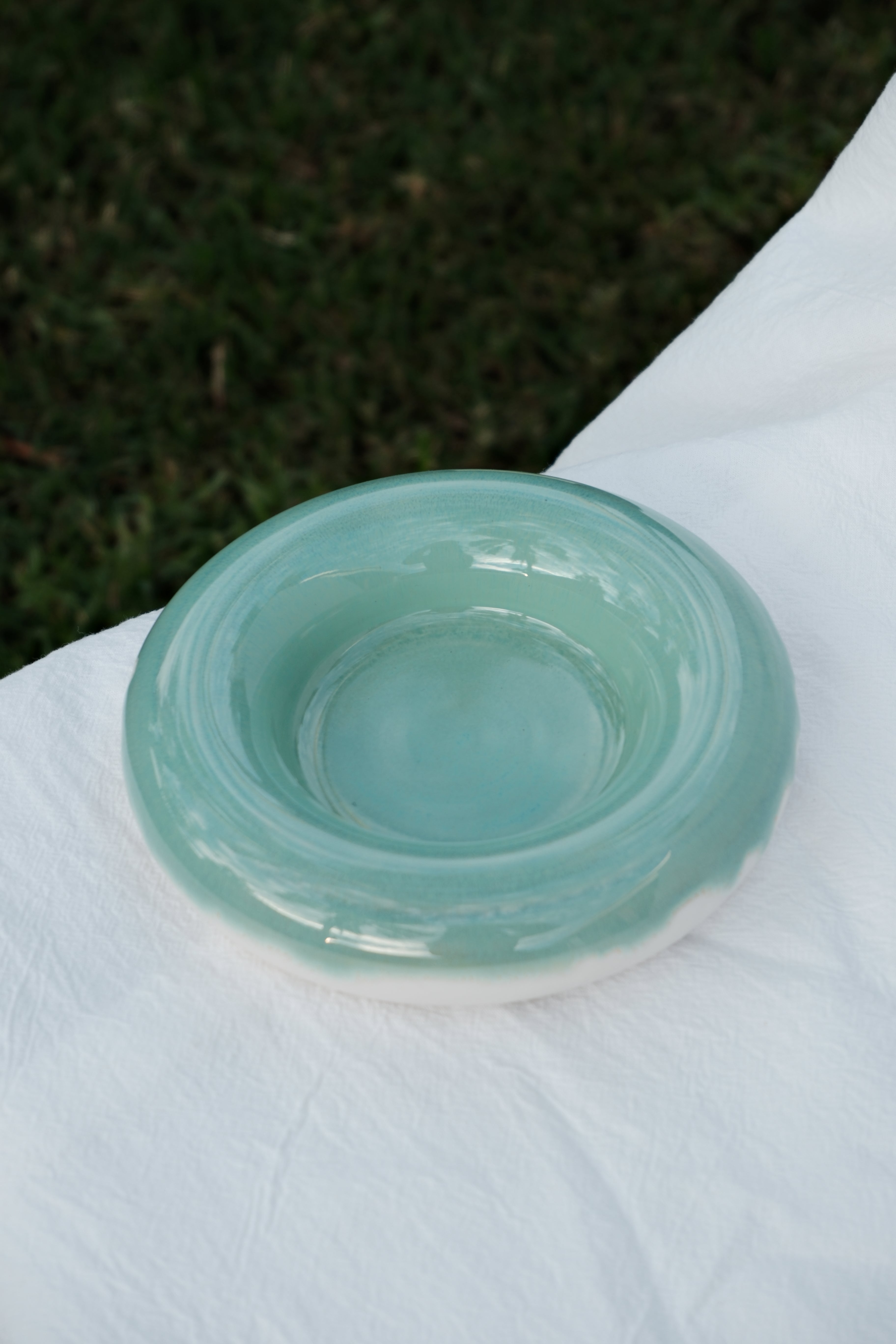 Jade Bubble Plate