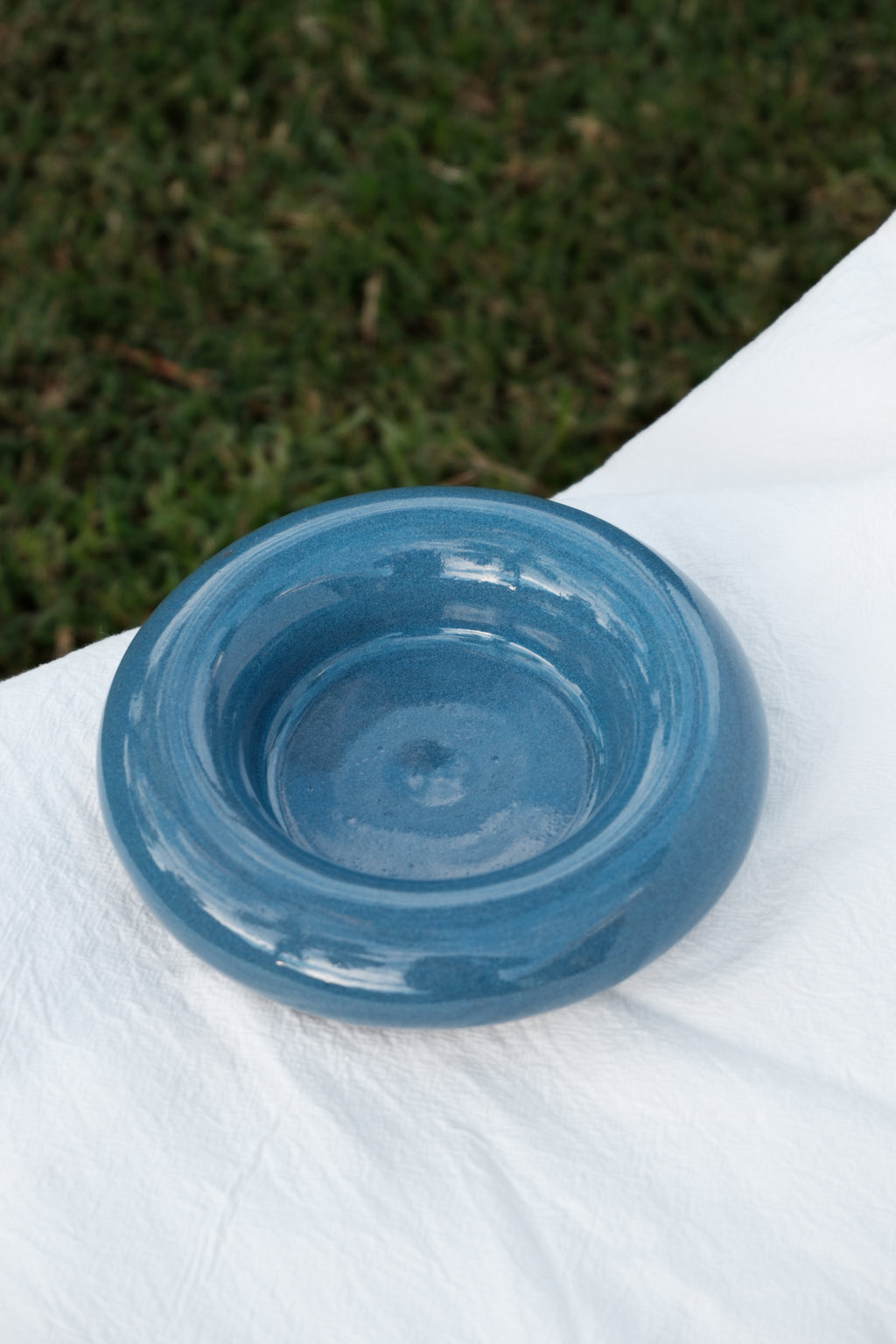 Blue Bubble Plate