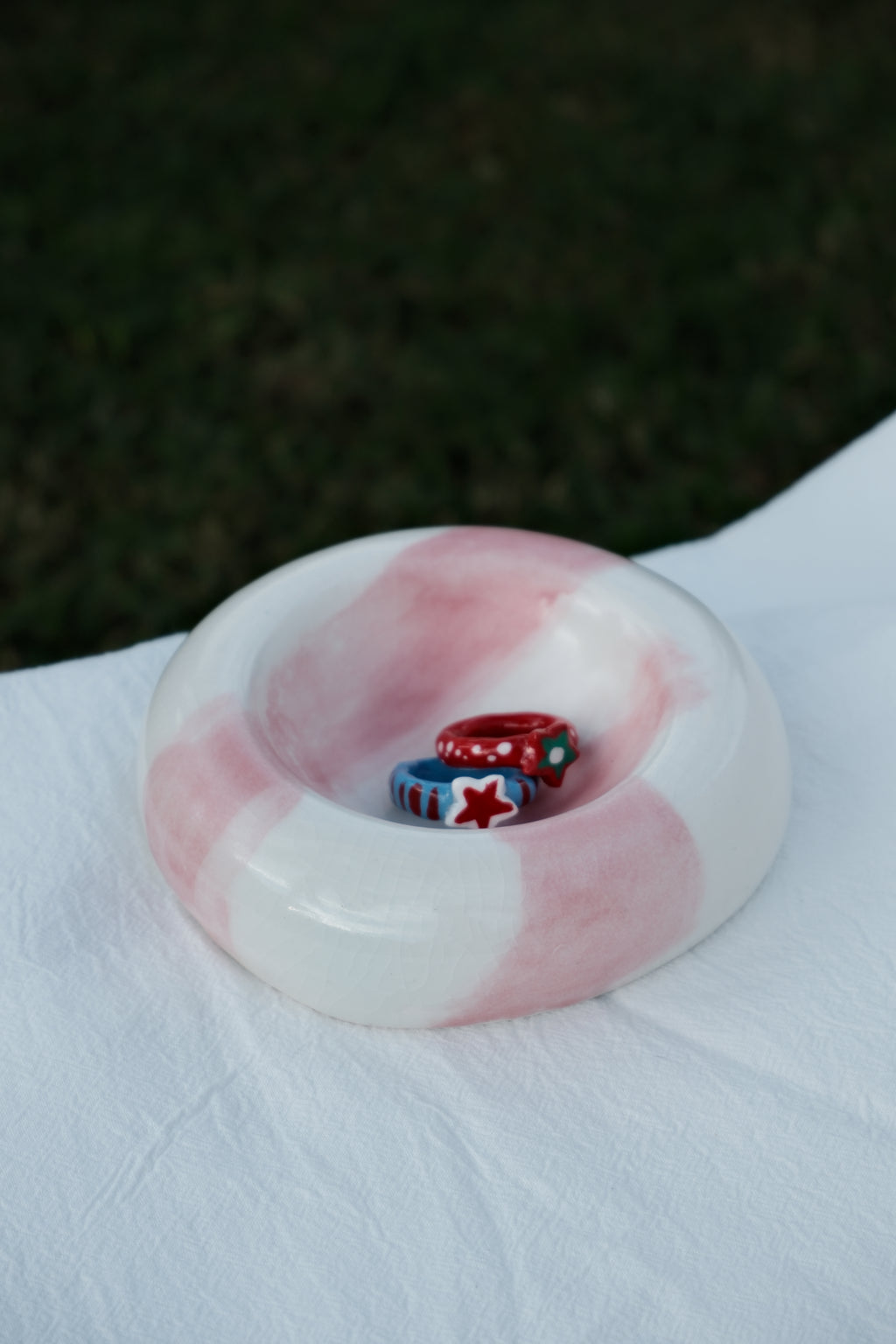 Cotten Candy Trinket Dish